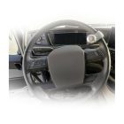 Lampa Forgó, krómozott alumínium kormánykerék tekerő gomb