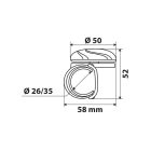 Lampa Power-Knob Kormánytekerő - Fekete