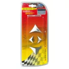 Lampa "Tri-Star" Króm Dekor Ebléma