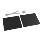 Lampa, TGK Sárvédő, Fekete PVC, Párban, 35x30cm