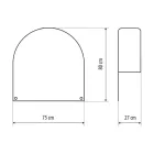 Lampa Keréktakaró lakókocsikhoz, lakóautókhoz és utánfutókhoz - XL - 17-19”