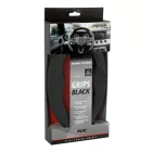 Lampa Markolatok, mikroszálas sportkormány borítás, univerzális - fekete