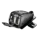 Lampa, Dupla Usb Aljzat, Vízálló, 12/24V 5400 mA