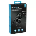 Lampa, Dupla Usb Aljzat, Kormányra rögzíthető, Vízálló, 12/24V 5400 mA