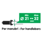Lampa USB Töltő Motor Kormányra 12/24V 2400MA 21-32mm Átmérőig