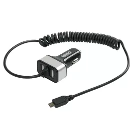   Lampa, Szivargyújtó 2xUsb, Micro Usb 150cm kábellel, 5.8A 12/24V