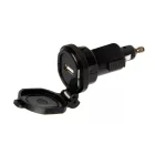 Lampa DIN-Tech - USB Töltőfej DIN-steckerbe - 2400mA - 12/32V