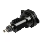 Lampa DIN-Tech - USB Töltőfej DIN-steckerbe - 2400mA - 12/32V