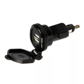   Lampa DIN-Tech 2 - USB Töltőfej DIN-steckerbe - 3000mA - 12/32V