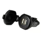 Lampa DIN-Tech 2 - USB Töltőfej DIN-steckerbe - 3000mA - 12/32V