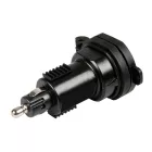 Lampa DIN-Tech 2 - USB Töltőfej DIN-steckerbe - 3000mA - 12/32V