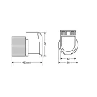 Lampa, PX-2, Szivargyújtó Aljzat, Vízálló, 15A 12/24V