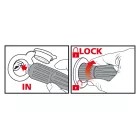 STECK DUGÓ EGEL TYPE SAFE LOCK 12-24V ---