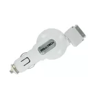 Lampa, Roll-Tech, Szivargyújtós Töltő, 1A 12/24V, Iphone/Ipad 30-pin