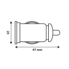 Lampa, Szivargyújtós Töltő, 1xUSB Port, 1A 12/24V