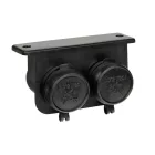 Lampa, EXT-4, Szivargyújtó Aljzat 2-es, Vízálló, 12/24V