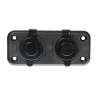 Lampa, EXT-2, Szivargyújtó Aljzat 2-es, Süllyesztett, Vízálló, 12/24V