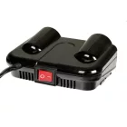 Lampa, Szivargyújtó elosztó 2-es, 2xUSB Port, 8A 12/24 V