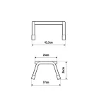 Lampa 1 lépcsős fellépő lakókocsihoz