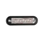 Lampa Szélességjelző 4 leddel, 12/24V, Ovális