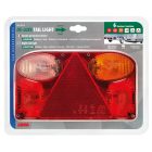 Lampa, De-Luxe, Hátsó Lámpa Jobb, 6 Funkciós 12V