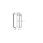 Lampa, Szélességjelző Piros-Fehér, 12/24V