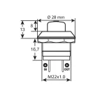 Lampa, Nyomógomb, 12V 10A