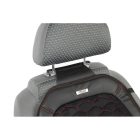 Lampa Daytona, Ülésvédő Előre 2db  Skeentexből és Mikroszálas velúrból - Fekete/Piros