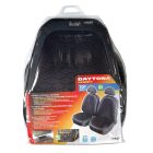 Lampa Daytona, Ülésvédő Előre 2db  Skeentexből és Mikroszálas velúrból - Fekete/Piros