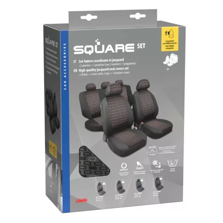 Lampa, Üléshuzat, Square, 11db-os, Fekete