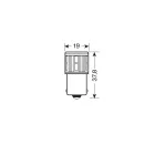 Lampa, BA15S Led, P21W Fehér
