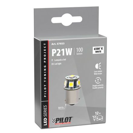 Lampa, BA15S Led, P21W Fehér
