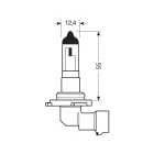 IZZÓ LAMPA 12 V H10 42 W BLU-X