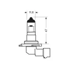 IZZÓ LAMPA 12 V H12 BLUE-XE 53W