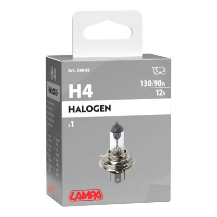Lampa, Izzó H4, 130/90W 12V