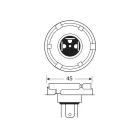 IZZÓ LAMPA 12V H5  60/55W