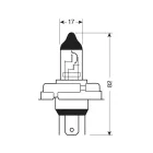 IZZÓ LAMPA 12V H5  60/55W