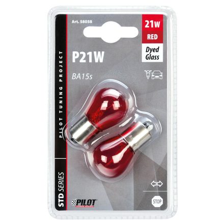 IZZÓ LAMPA 12 V 21 W PIROS PÁR