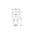 Lampa, Izzó 21W, Króm/Sárga, 12V