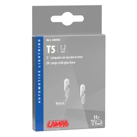 IZZÓ LAMPA 12 V  1,2W ÜVEGFEJŰ
