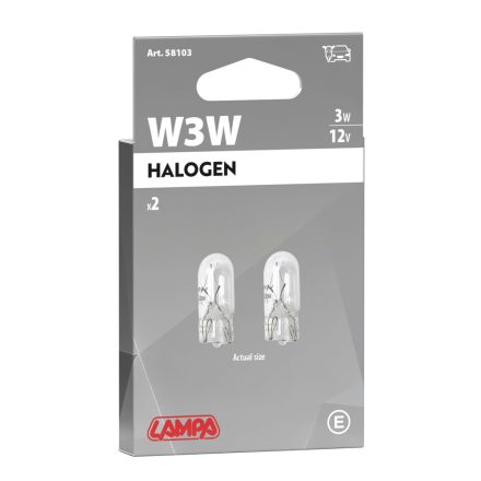 IZZÓ LAMPA 12 V  3 W ÜVEGFEJŰ