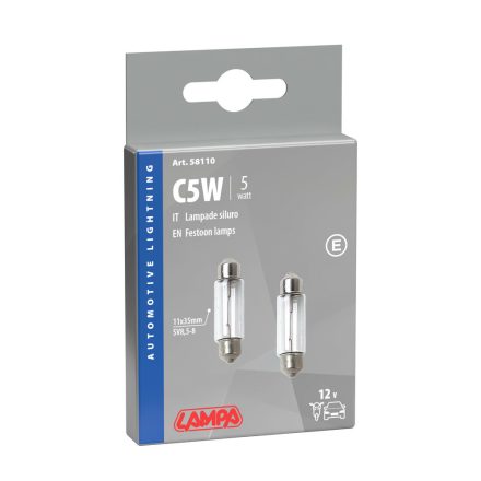 IZZÓ LAMPA 12 V  5 W SOFITA