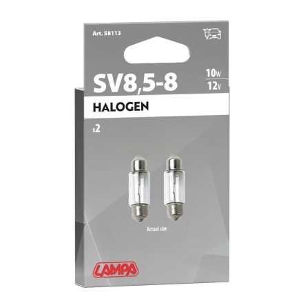 IZZÓ LAMPA 12 V 10 W SOFF.RÖVI