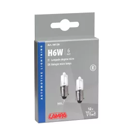 IZZÓ LAMPA 12 V H6 W PÁRBAN