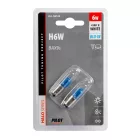 IZZÓ LAMPA 12 V  H6 W KÉK PÁR
