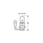 IZZÓ LAMPA 12 V H4  60/55 BX PÁR