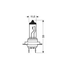 Lampa, Izzó H7 55W, 12V, BLU-XE, Párban