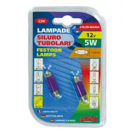 IZZÓ LAMPA 12 V  5W SOF.LILA 3