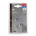 Lampa, Izzó 1,2W, Üveg, 12V, Kék