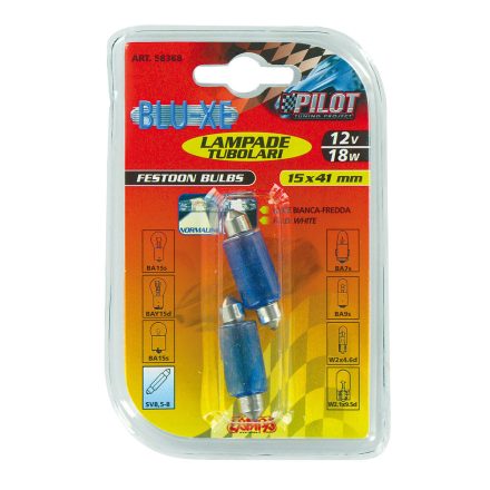 IZZÓ LAMPA 12 V 18W BLUE-XE SO 15X41 MM SZOFITA